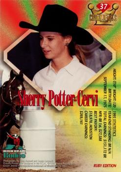 1996 High Gear Rodeo Crown Jewels #37 Sherry Potter-Cervi Back